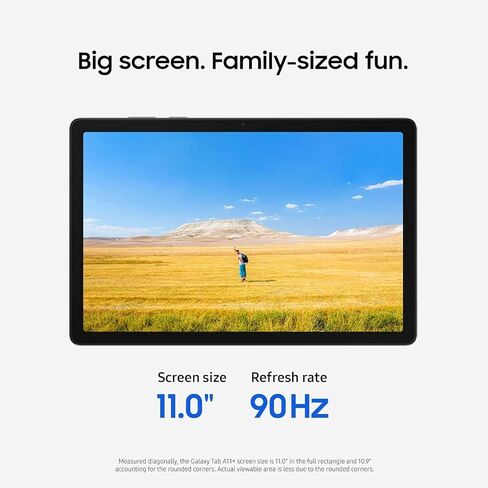 Samsung Galaxy Tab A11+ SM-X230 Tablet - 11" WUXGA - MediaTek Dimensity 7300 (4 nm) Octa-core - 8 GB - 256 GB Storage - Gray in Kuwait