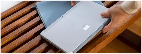 Microsoft Surface Go 2 10.5" Touch-Screen m3 8 128 SSD Wifi LTE - Platinum in Kuwait