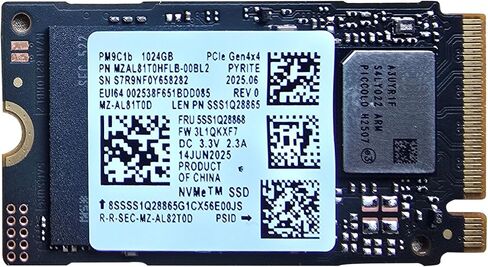 1024GB (1TB) SSD PM9C1b M.2 2242 PCIe NVMe Gen4x4 MZAL81T0HFLB-00BL2 Internal Solid State Drive (SSD) - Laptop, PC Compatible (OEM New) in Kuwait