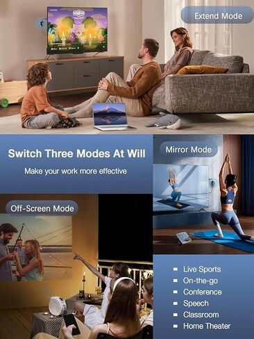 AIMIBO 4K Wireless Display Adapter, HDMI Screen Mirroring Dongle for TV in Kuwait