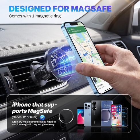 Magnetic Car Phone Mount for MagSafe, Air Vent Holder in Kuwait