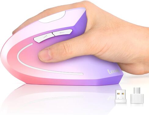Lekvey Ergonomic Mouse, Rechargeable USB C Vertical Wireless Mouse in Kuwait