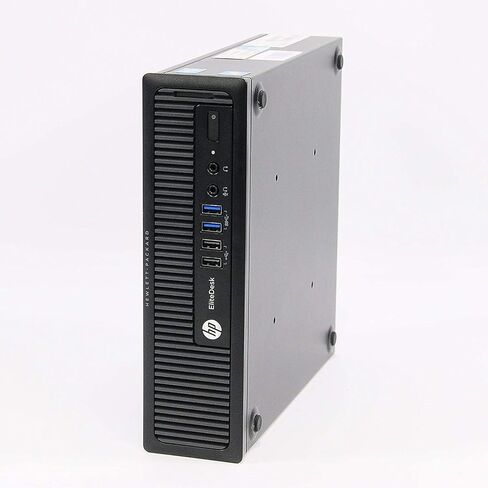 2018 HP EliteDesk 800 G1 USFF Business High Performance PC (Intel Quad Core i5 4570s up to 3.6G,8G,120G SSD,DVD,HDMI,WiFi,DP Port,VGA,BT 4.0,W10P64)-Support-English/Spanish (Renewed) in Saudi Arabia