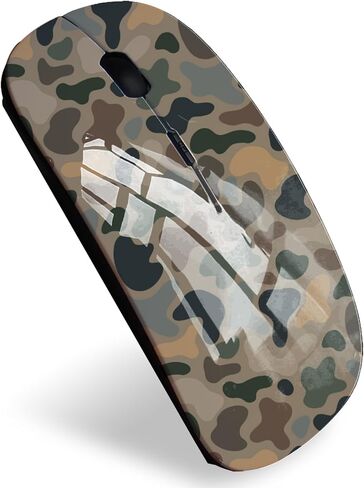Mingdao Portable Optical Wireless Computer Mouse with Pattern Design, 2.4GHz USB Receiver, Camouflage MD3173 in Saudi Arabia