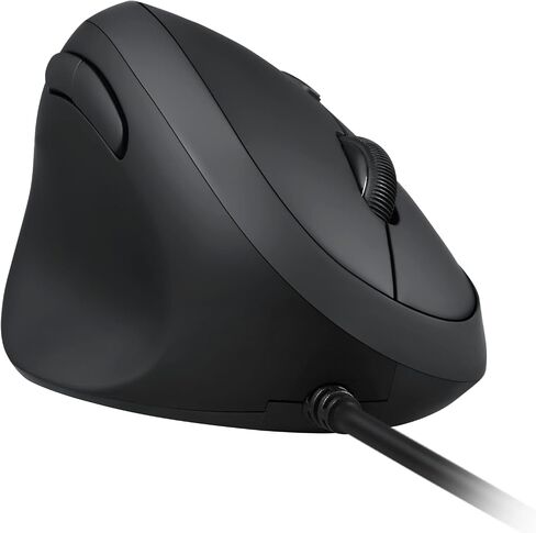 Perixx PERIMICE-519L Wired Portable Vertical USB Mouse, Mini Size for Laptops Computer, Left Handed Design (11705) in Saudi Arabia