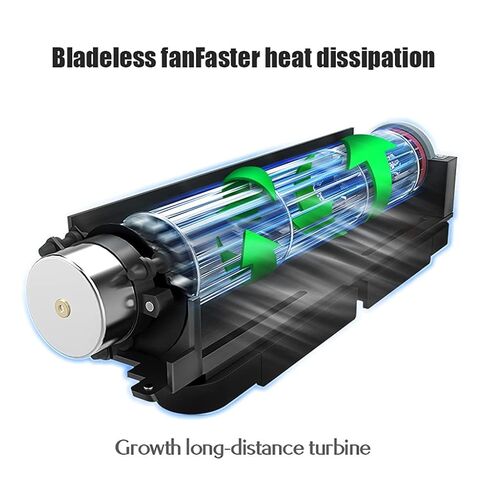 Laptop Cooler Gaming Notebook Cooling Pad Stand RGB LED Adjustable Silent 2600RPM Cable Tablet Desk Fan in Saudi Arabia