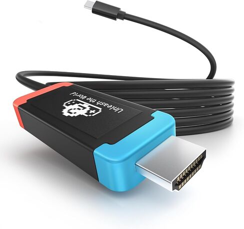 Lemorele 100W PD USB‑C to HDMI Adapter Cable for Switch 2, 4K@60Hz in Saudi Arabia