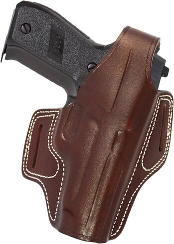 YT HOBBY Handmade Leather OWB Carry Two Slot Thumb Break Gun Holster for Sig P226 in Kuwait
