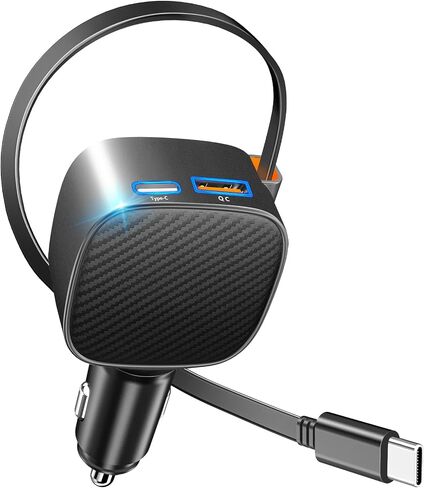 Apple MFi Certified iPhone Car Charger Fast Charging + 6FT Lightning Cable in Kuwait