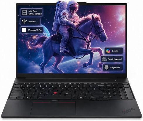 Lenovo Thinkpad E16, Intel Core Ultra 7, 32GB DDR5, 1TB SSD, Windows 11 Pro in Kuwait