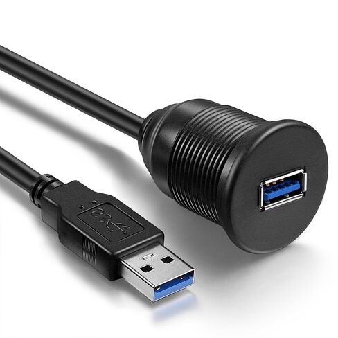 USB 3.0 AUX Flush Mount Car Mount Extension Cable, 3 Feet in Saudi Arabia