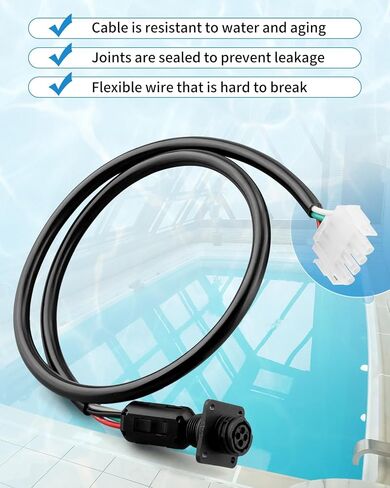 520724 Power Cable, 4-Pin Connector and 4-Pole in Kuwait