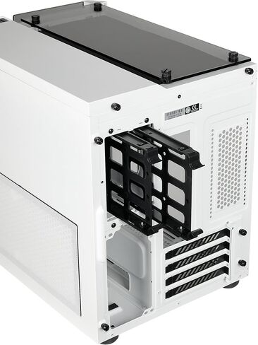 CORSAIR Crystal 280X RGB Micro-ATX Case, 2 RGB Fans, Lighting Node PRO Included, Tempered Glass - White in Kuwait