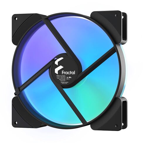 Fractal Design Prisma AL-18 PWM 180 mm Addressable RGB LED LLS Bearing Computer Case Fan in Kuwait