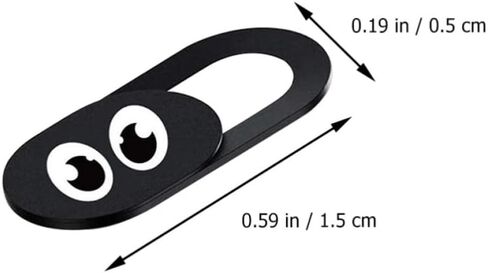 6 Pack Black ABS Camera Privacy Covers for Notebook and Phone in Kuwait