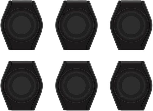 6pcs Webcam Privacy Cover Adhesive Abs Black for Laptop Camera in Kuwait