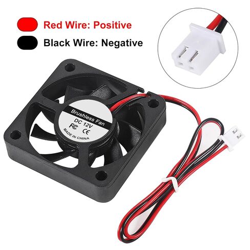 6PCS DC 12V Cooling Fan 50x50x10mm Computer Fans 5010 DC Silent Brushless Computer Fan for 3D Printers(5010 12V 2 PIN) in Saudi Arabia