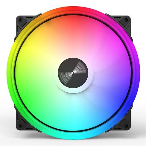 200mm PC Computer Case Fan 5V 3PIN ARGB 20CM 4PIN PWM High Air Volume CPU Cooling Fan Addressable RGB Cooling Slient Fan in Kuwait