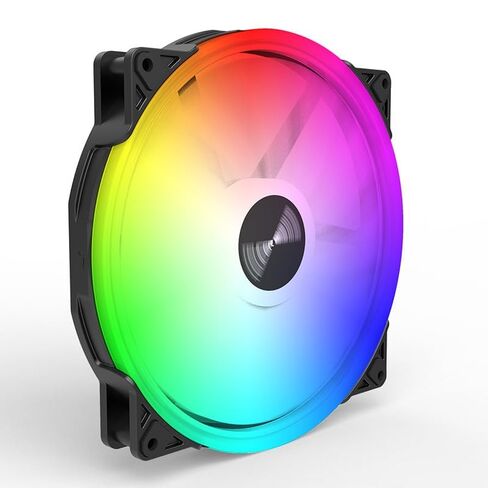 200mm PC Computer Case Fan 5V 3PIN ARGB 20CM 4PIN PWM High Air Volume CPU Cooling Fan Addressable RGB Cooling Slient Fan in Kuwait