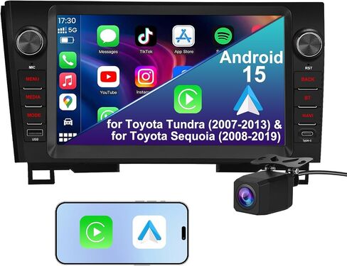 Android 15 Car Radio for Toyota Tundra 2007-2013 Sequoia 2008-2018 in Saudi Arabia