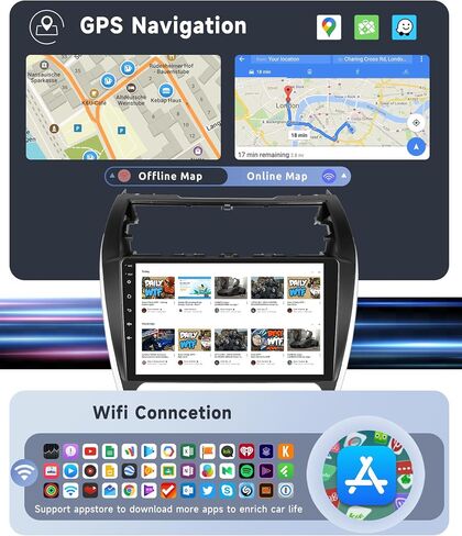 VECHTEL 8 CORE 4G+64G for Toyota Camry 2012-2014 Car Radio in Kuwait