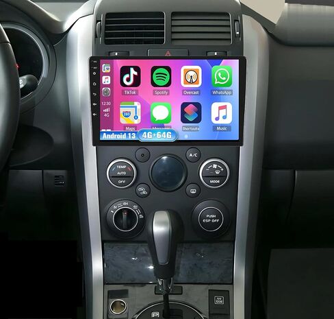 4+64G Car Radio Stereo for Suzuki Grand Vitara 2005-2015 CarPlay 9inch GPS in Saudi Arabia