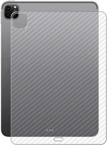 For iPad Pro 2020 & 2021 & 2022 12.9-inch Back Screen Protector 3D Carbon Fiber Ultra Thin Protective Film-2 Packs-Transparent in Kuwait
