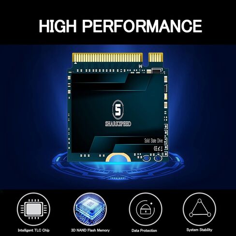 M.2 2230 SSD 1TB NVMe PCIe Gen3.0X4 Internal Solid State Drive, Compatible with Steam Deck, ROG Ally, Microsoft Surface Pro7+/Pro8/Pro9/ProX/laptop3/laptop4/laptop Go/book3, Ultrabook in Saudi Arabia