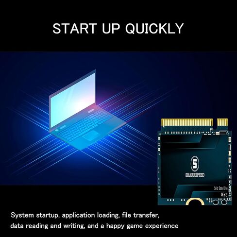 M.2 2230 SSD 1TB NVMe PCIe Gen3.0X4 Internal Solid State Drive, Compatible with Steam Deck, ROG Ally, Microsoft Surface Pro7+/Pro8/Pro9/ProX/laptop3/laptop4/laptop Go/book3, Ultrabook in Saudi Arabia