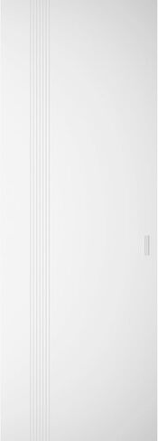 SARTODOORS Interior Hidden Barn | Basic 0111 Arctic White | Wood Veneer Doors | Magic Concealed Sliding Set | 36" x 84" in Saudi Arabia