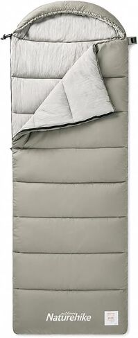 Naturehike Camping Sleeping Bag - 3 Season Warm & Cool Weather - Summer, Spring, Fall, Lightweight, Waterproof for Adults & Kids - Camping Gear Equipment, Traveling, and Outdoors in Kuwait