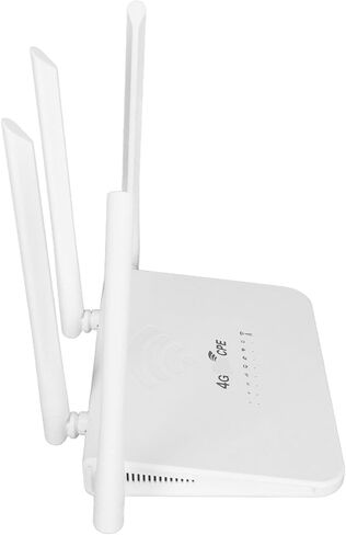 راوتر لاسلكي 4G LTE، نقطة اتصال WiFi متنقلة بسرعة 300 ميجابت في الثانية مع 4 هوائيات 5dBi، وفتحة بطاقة SIM لآسيا (قابس الولايات المتحدة) in Kuwait