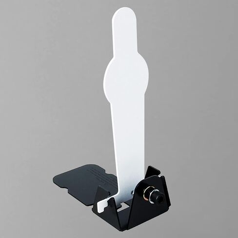 Atflbox 2 Pcs Resetting Metal Shooting Target Stand System for Pistol Airsoft Training and BB Guns Practice, Suitable for Outdoor and Indoor in Kuwait