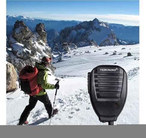 TIDRADIO Speaker Microphone Police Walkie Talkie Mic Accessories for Ham GMRS FRS Radio UV-5R Mini 5RM UV-32 DM-32 F8HP UV-21R UV-5G Plus BF-888S GM-15 PRO UV-82 K5Plus TD-V2 TD-H8 TD-H3 Plus -2 Pack in Saudi Arabia