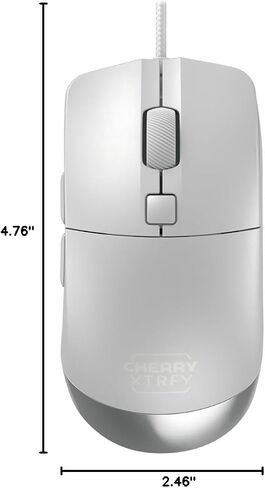 M50, Lightweight Wired Gaming Mouse, Ergonomic Shape for Ideal Comfort and Control, 5 On-Board Profiles, Customizable, USB-A Connection, White in Kuwait