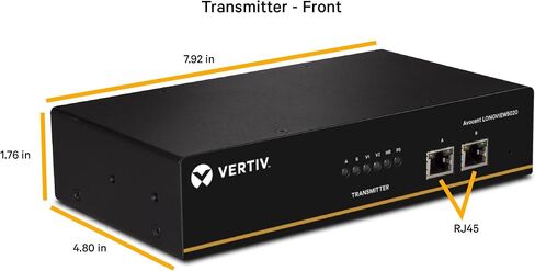 Vertiv Avocent LV 5020P High-Performance Dual DisplayPort KVM Extender Kit with Receiver & Transmitter, VGA, USB, Audio, CATx 50M, Extend up to 300 ft. / 91.44 m. (5020P) in Saudi Arabia