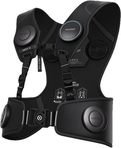 Woojer High-Fidelity Haptic Vest 4 - for VR, Games, Music, Movies, and Wellness. - Step into the Future of Immersion. The Next-Generation High-Fidelity Haptic Vest 4 Takes You Beyond What you'v in Kuwait