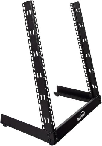 NavePoint 12U 19 Inch Desktop Open Frame 2 Post Server Desk Rack Free Standing W/Hardware in Kuwait