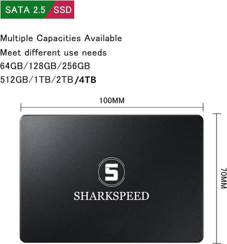 SSD 64GB 2.5" Internal Solid State Drive SATA 3 3D NAND 6Gb/s in Saudi Arabia