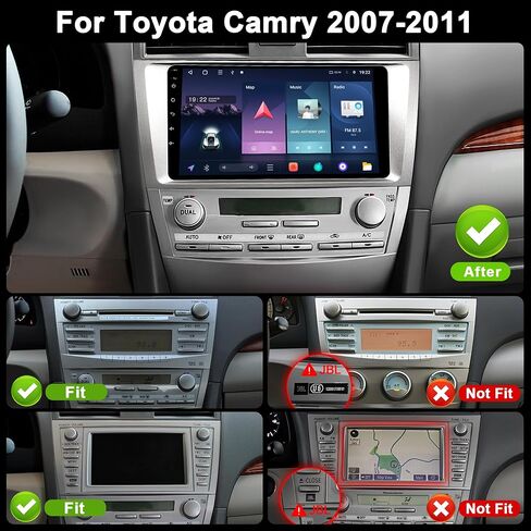 9.1'' 4GB & 64GB Android 15 Car Radio for Toyota Camry 2007-2011 in Saudi Arabia