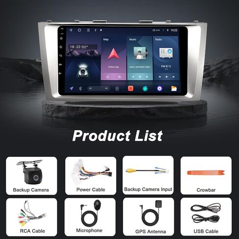 9.1'' 4GB & 64GB Android 15 Car Radio for Toyota Camry 2007-2011 in Saudi Arabia
