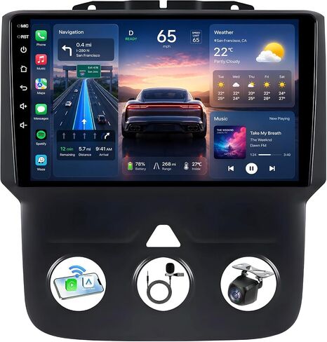 4 + 64GB ROM Car Radio for Dodge Ram 1500 2500 3500 2013-2018 in Saudi Arabia