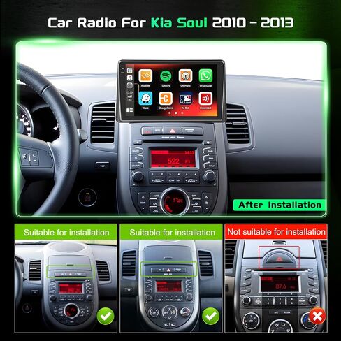 Android 15 Car Stereo for Kia Soul 2010-2013 9" in-Cell Touchscreen in Saudi Arabia