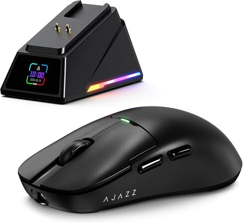 AJAZZ AJ159P MC PRO Wireless Gaming Mouse with Charging Dock - Black in Kuwait