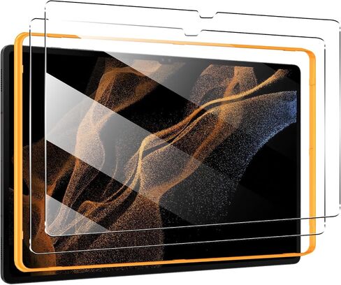 Coolpow【2+1 PACK】Screen Protector for Samsung Galaxy Tab S10 Ultra/Tab S9 Ultra 14.6 Inch 2024/2023, 9H Hardness, High Clarity, Anti-Shatter, Case-Friendly in Saudi Arabia