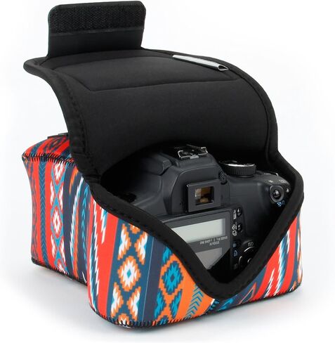 USA Gear Camera Sleeve (Southwest) + Camera Neck Strap (Southwest) - Bundle in Saudi Arabia