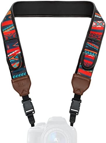 USA Gear Camera Sleeve (Southwest) + Camera Neck Strap (Southwest) - Bundle in Saudi Arabia