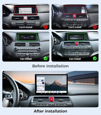 11.5" Car Radio for Honda Accord Stereo 2008-2013 in Kuwait