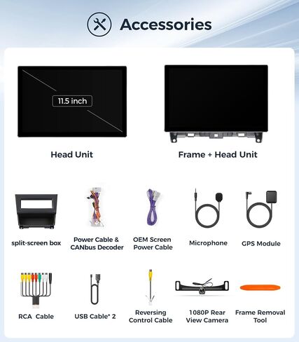 11.5" Car Radio for Honda Accord Stereo 2008-2013 in Kuwait