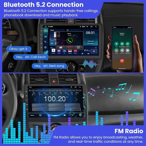 [4+64GB] 10 inch Car Stereo Radio for Nissan Versa Sedan 2015 2016 2017 2018 2019 (LHD) with Wireless carplay/Android auto/Touchscreen/GPS Navigation/HD Backup Camera in Kuwait